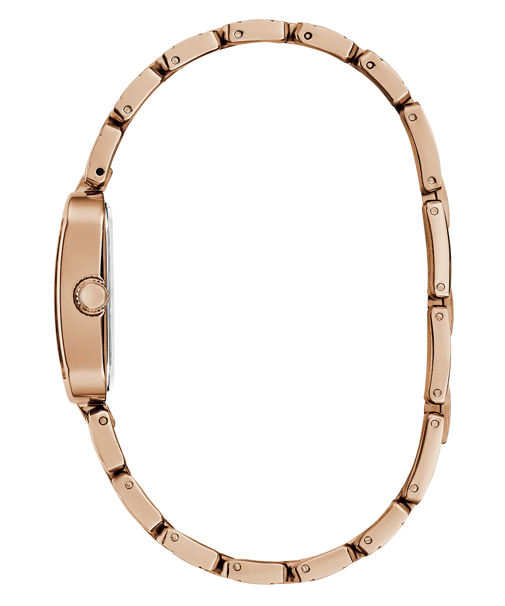 GUESS Ladies Rose Gold Tone Analog Watch