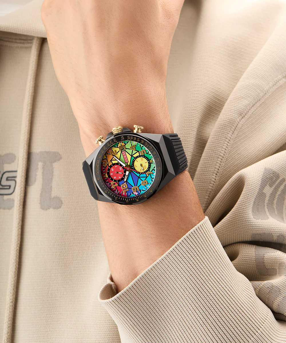 GUESS Mens Black Multi-function Watch