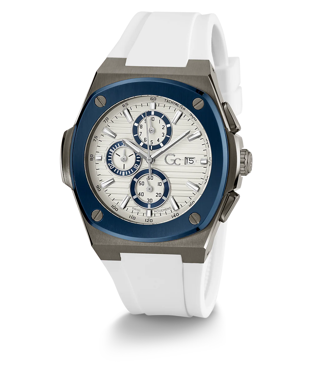 Gc Coussin Shape Chrono Silicone