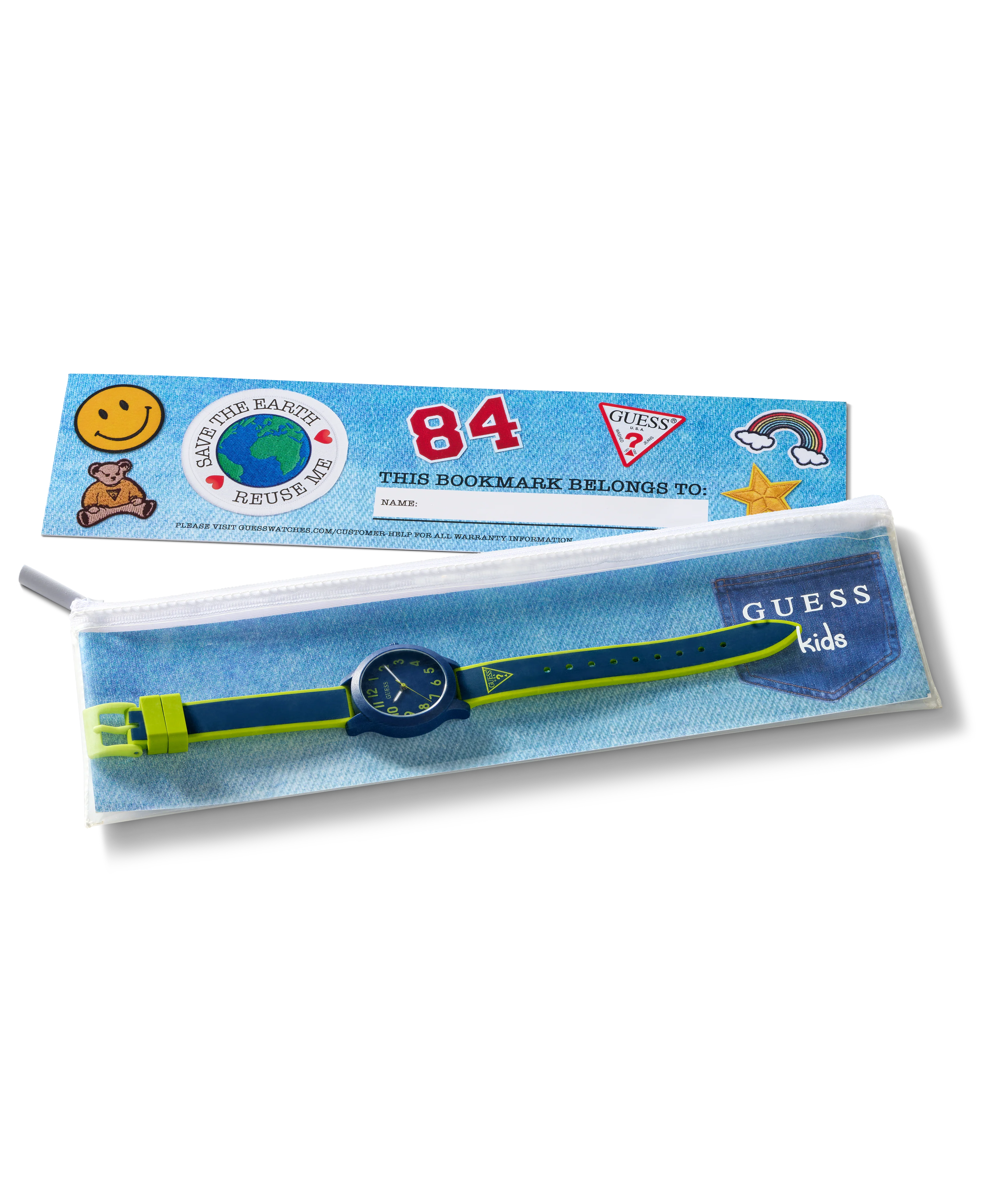 GUESS Kids Blue Analog Watch