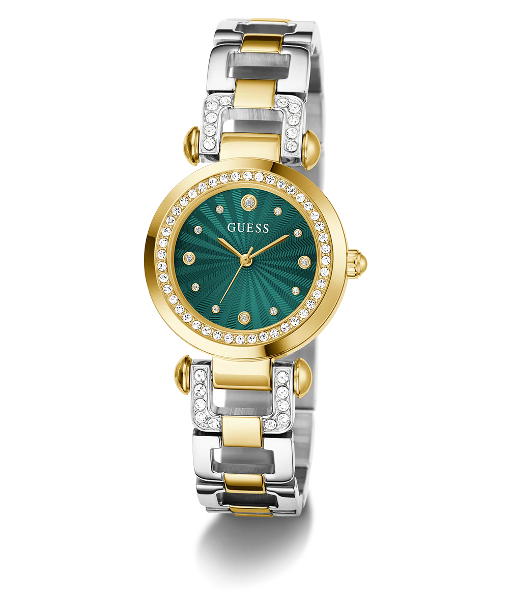 GUESS Ginger Ladies 2-Tone Gold Tone Analog Watch