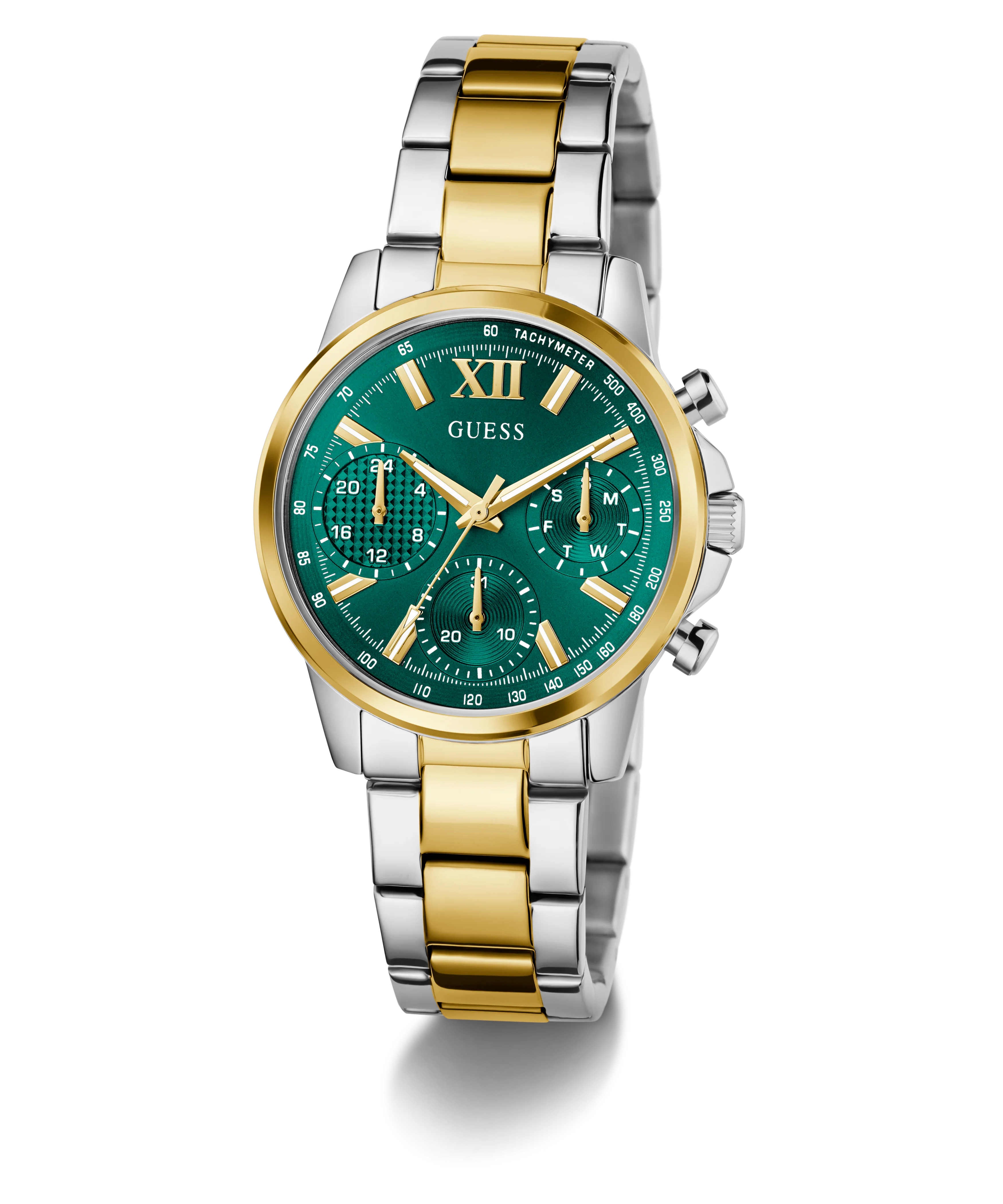 GUESS Ladies 2-Tone Multi-function Watch