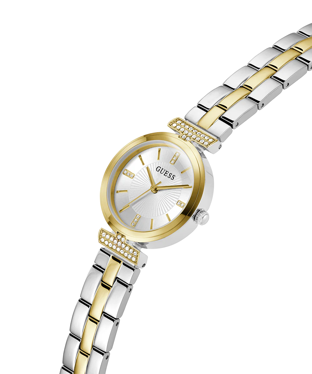 GUESS Ladies 2-Tone Gold Tone Analog Watch