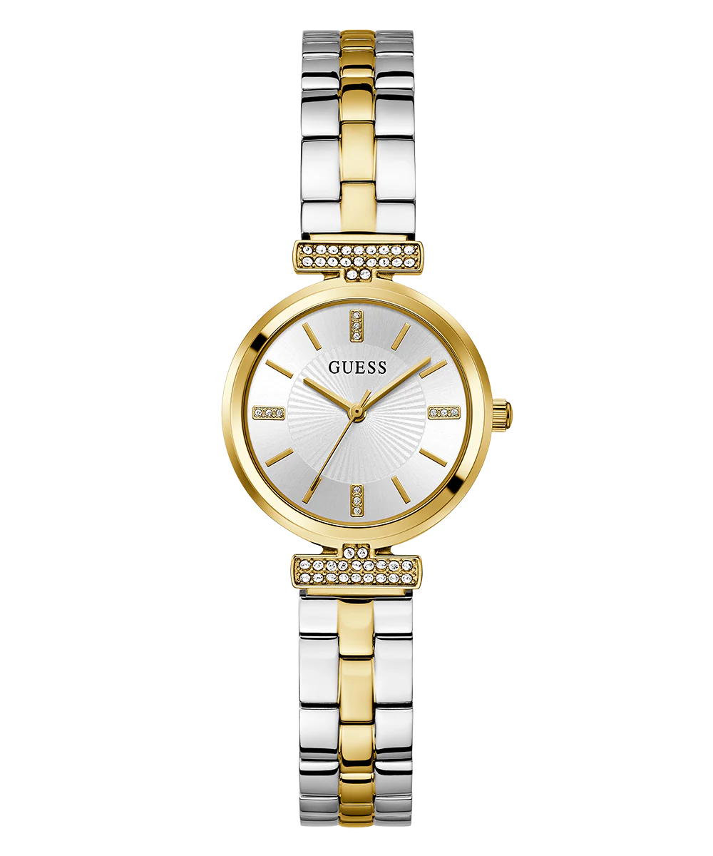 GUESS Ladies 2-Tone Gold Tone Analog Watch