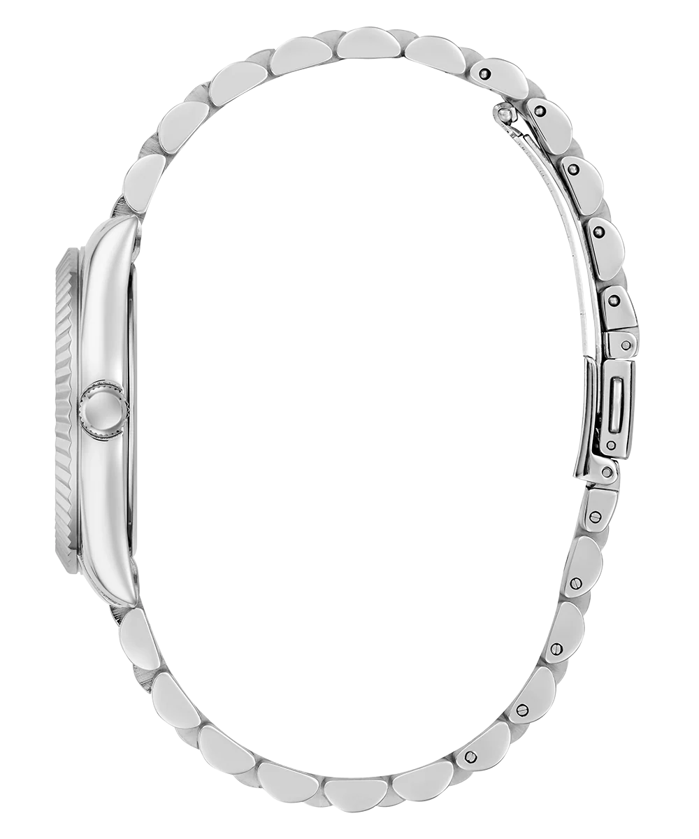 GUESS Ladies Jada Silver Tone Multi-function Date Watch