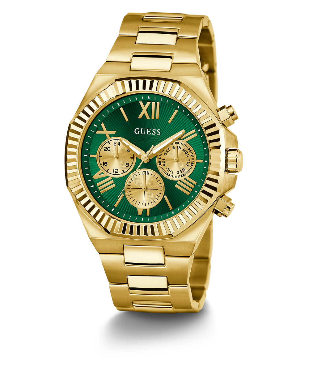 994-guess-equity-mens-gold-tone-multi-function-watch-1.webp GUESS Equity Mens Gold Tone Multi-function Watch