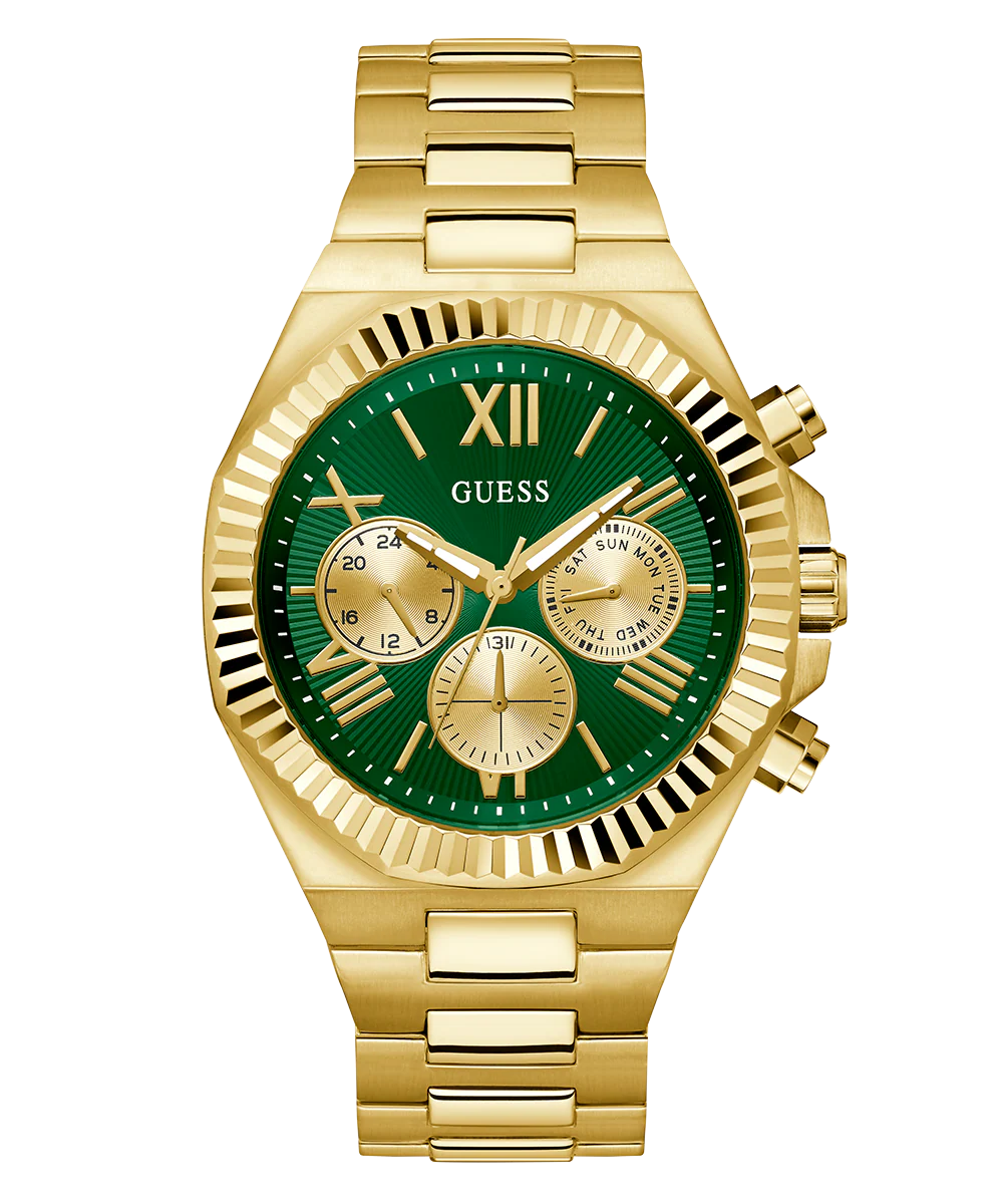 994-guess-equity-mens-gold-tone-multi-function-watch-4.webp GUESS Equity Mens Gold Tone Multi-function Watch