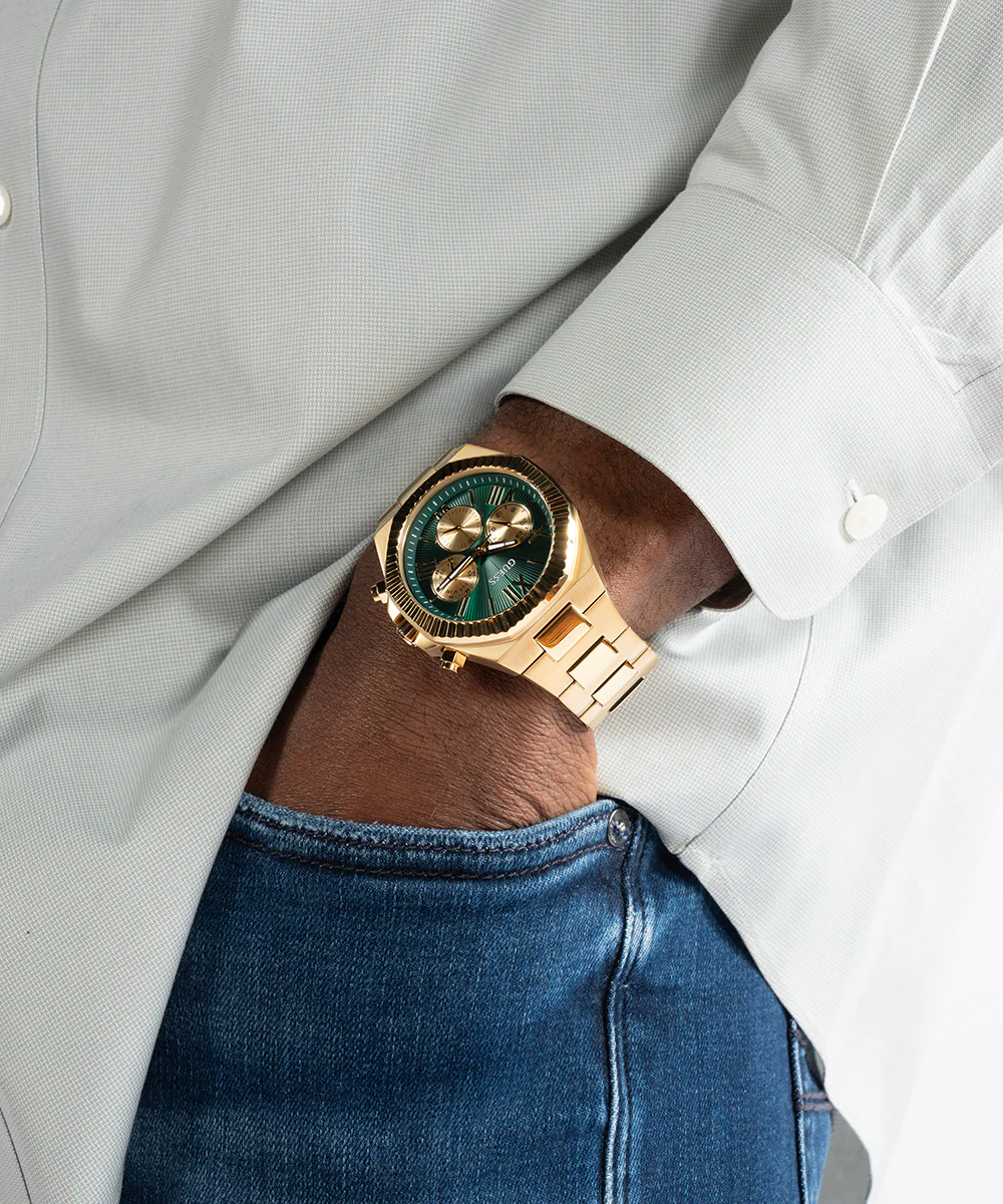 994-guess-equity-mens-gold-tone-multi-function-watch-6.webp GUESS Equity Mens Gold Tone Multi-function Watch